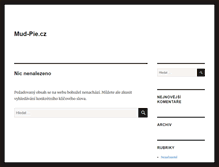 Tablet Screenshot of mud-pie.cz